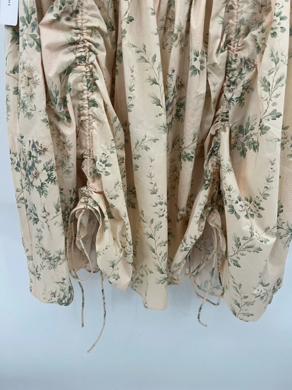 Selkie the Villa floral Puff-Sleeve Mini Dress NWT - Picture 7 of 12